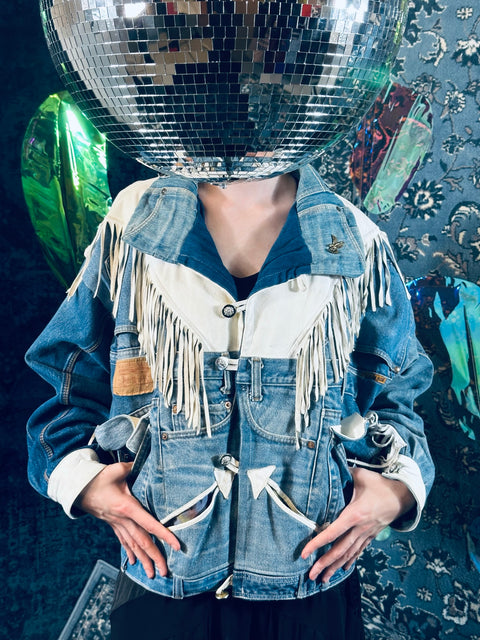Vintage Cowboy-Jacke "Nolabel"