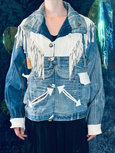 Vintage Cowboy-Jacke "Nolabel"