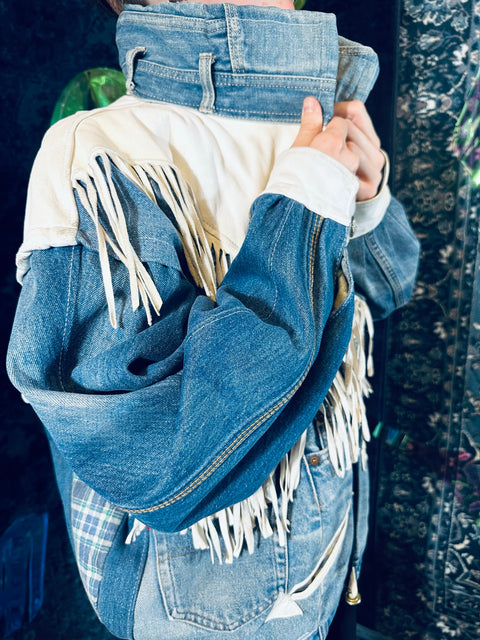 Vintage Cowboy-Jacke "Nolabel"