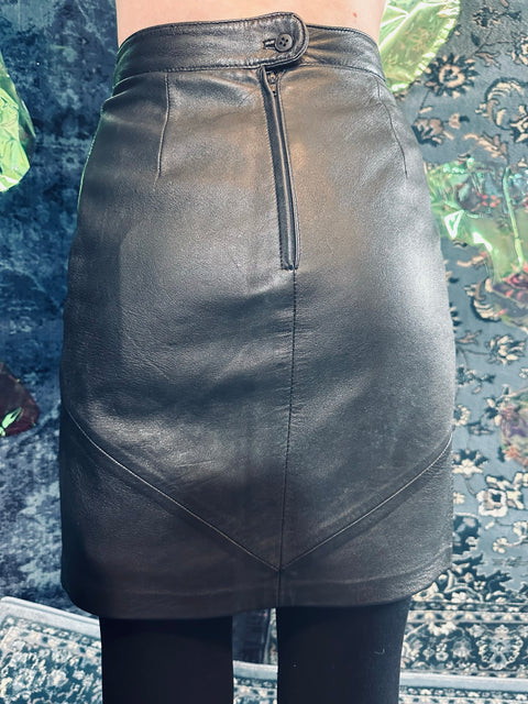 Lederjupe "Nolabel"